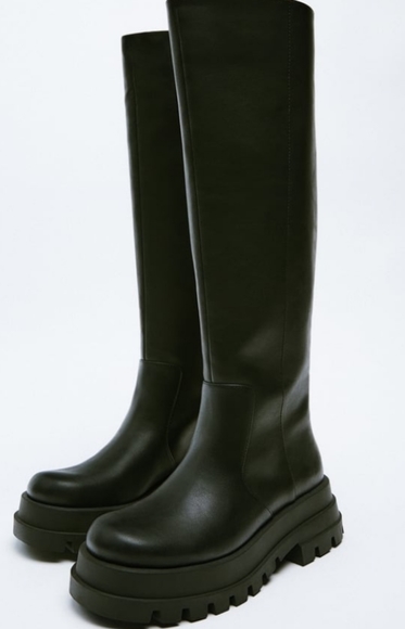 Zara treaded boots - Picture 2 of 5